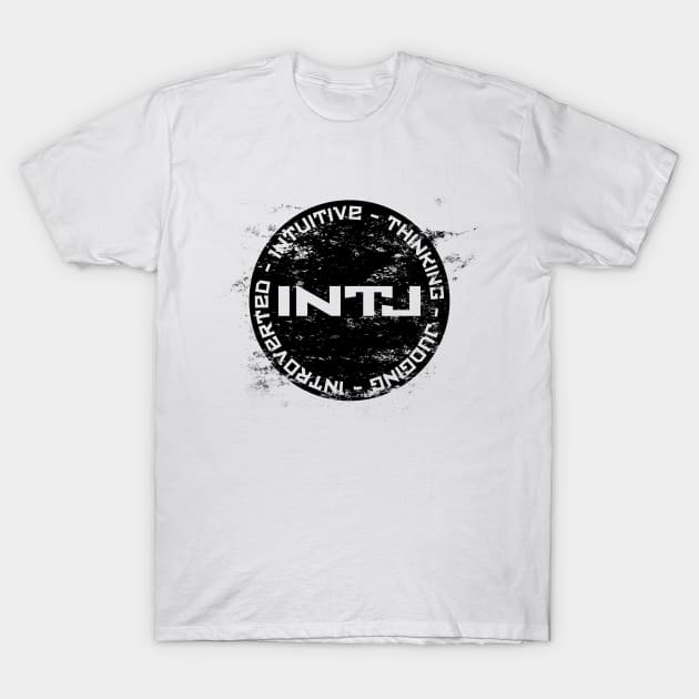 INTJ - Distressed - Personality Type | T-Shirt | Myers Briggs | MBTI | Typology | Mastermind | Architect T-Shirt by Idea Pangea